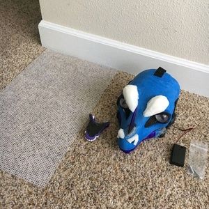 Resin Furry Fursuit dragon base head